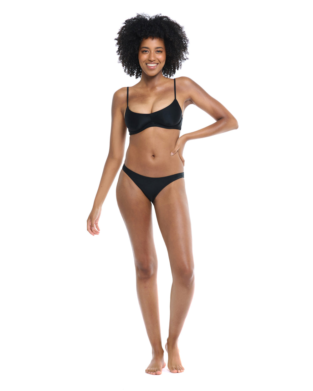 Norah Bikini Top - Black