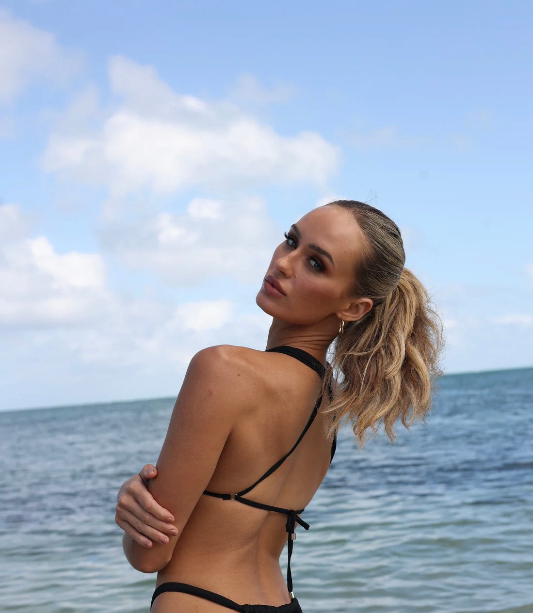CAPRI BLACK TRIANGLE TOP