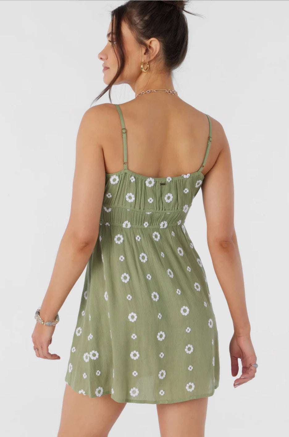 Yazza Embroidered Mini Dress
