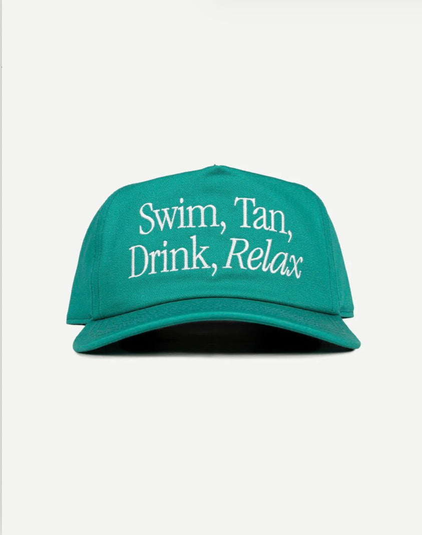 Swim, Tan, Drink, Relax