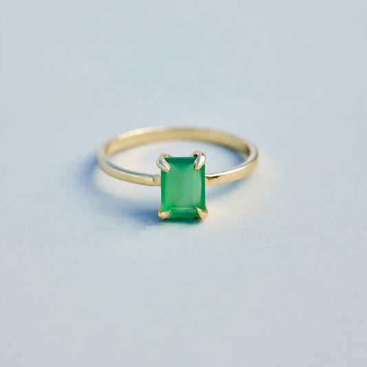 Emerald Statement Ring