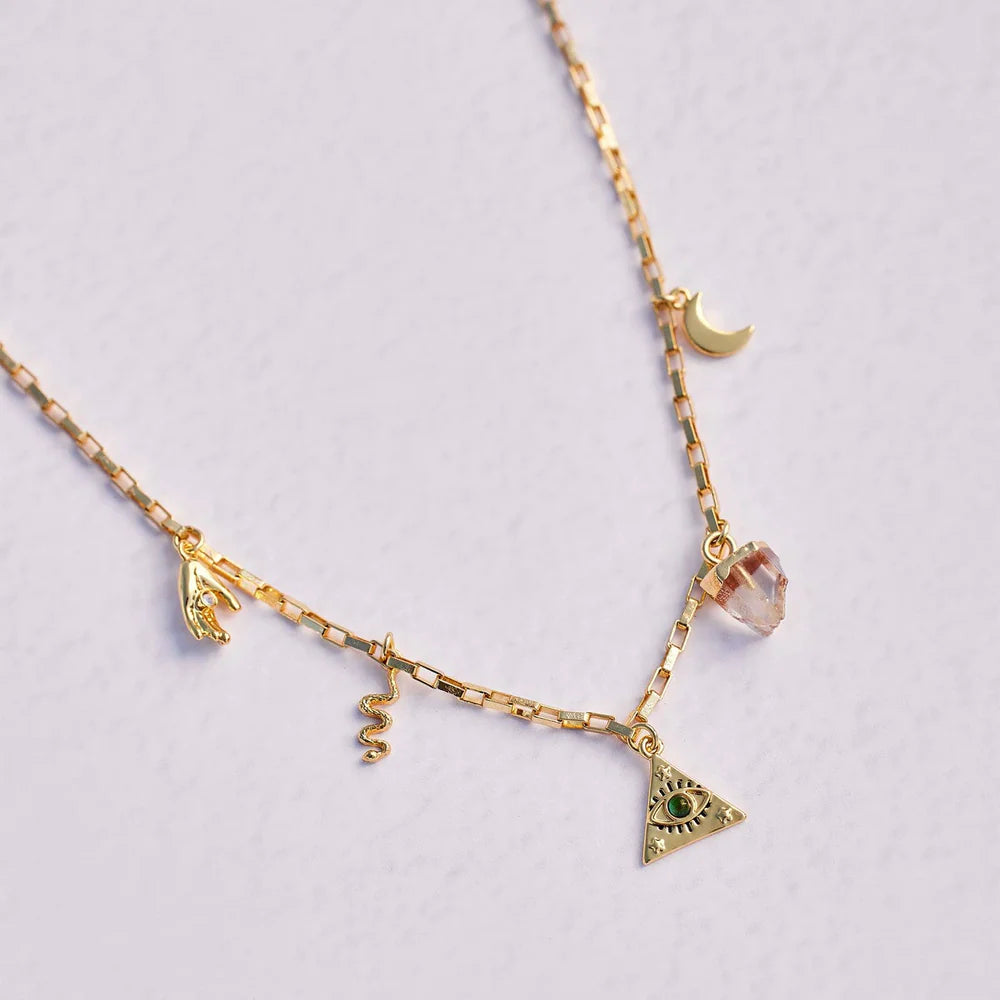 Mystic Mixed Charms Choker