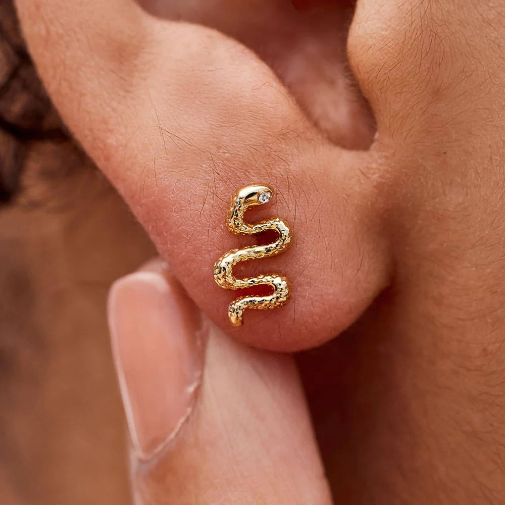 Snake Stud Earrings