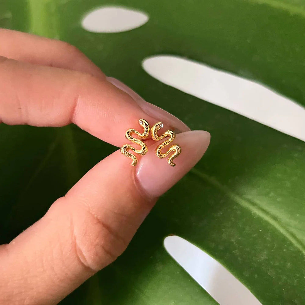 Snake Stud Earrings