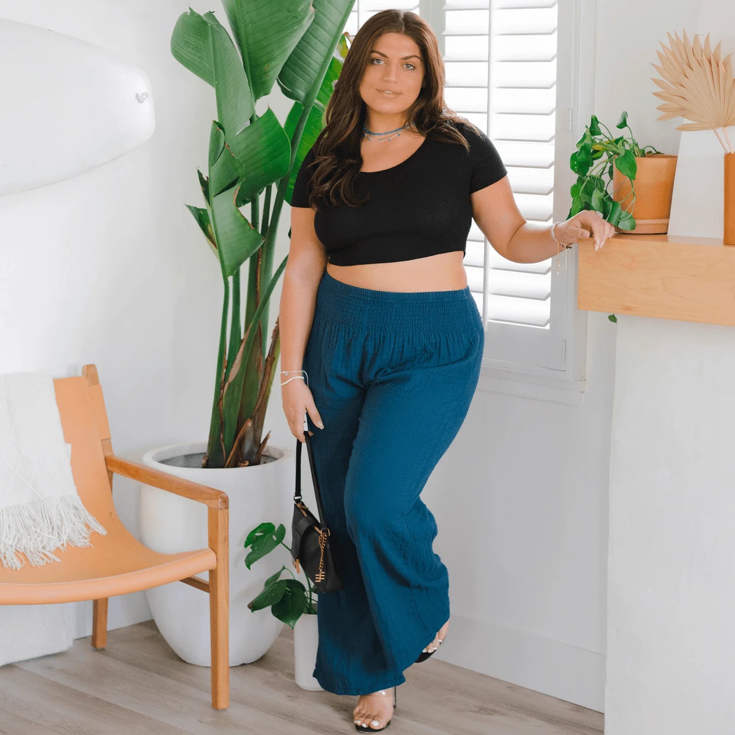 PACIFIC WIDE LEG COTTON PANT