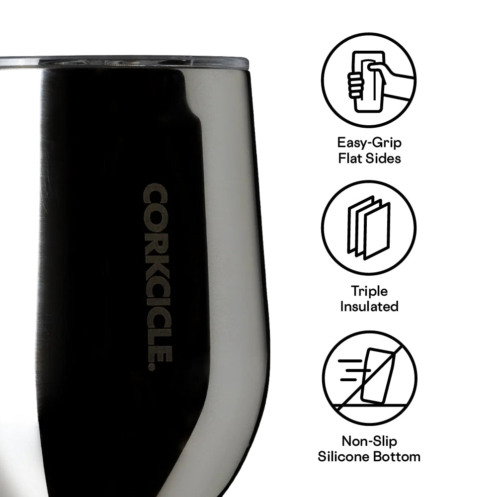 Metallic Stemless 12oz