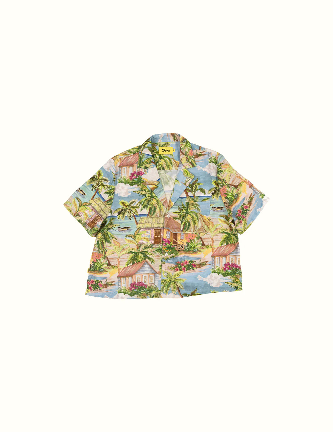 Vacation Daze Crop ButtonUp