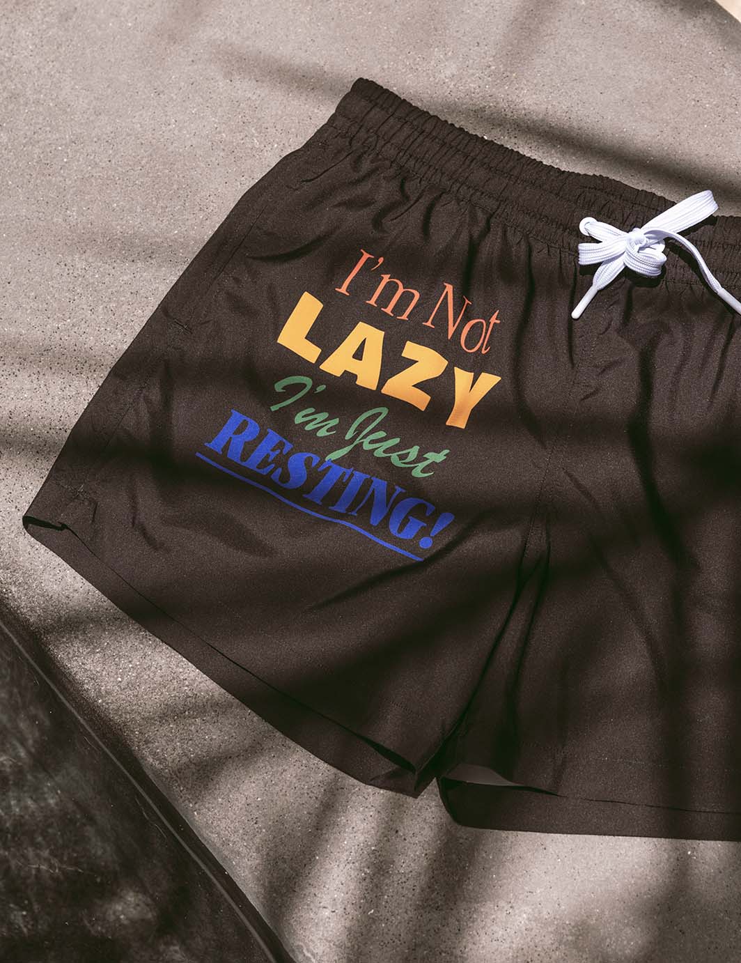 Not Lazy Swim Shorts