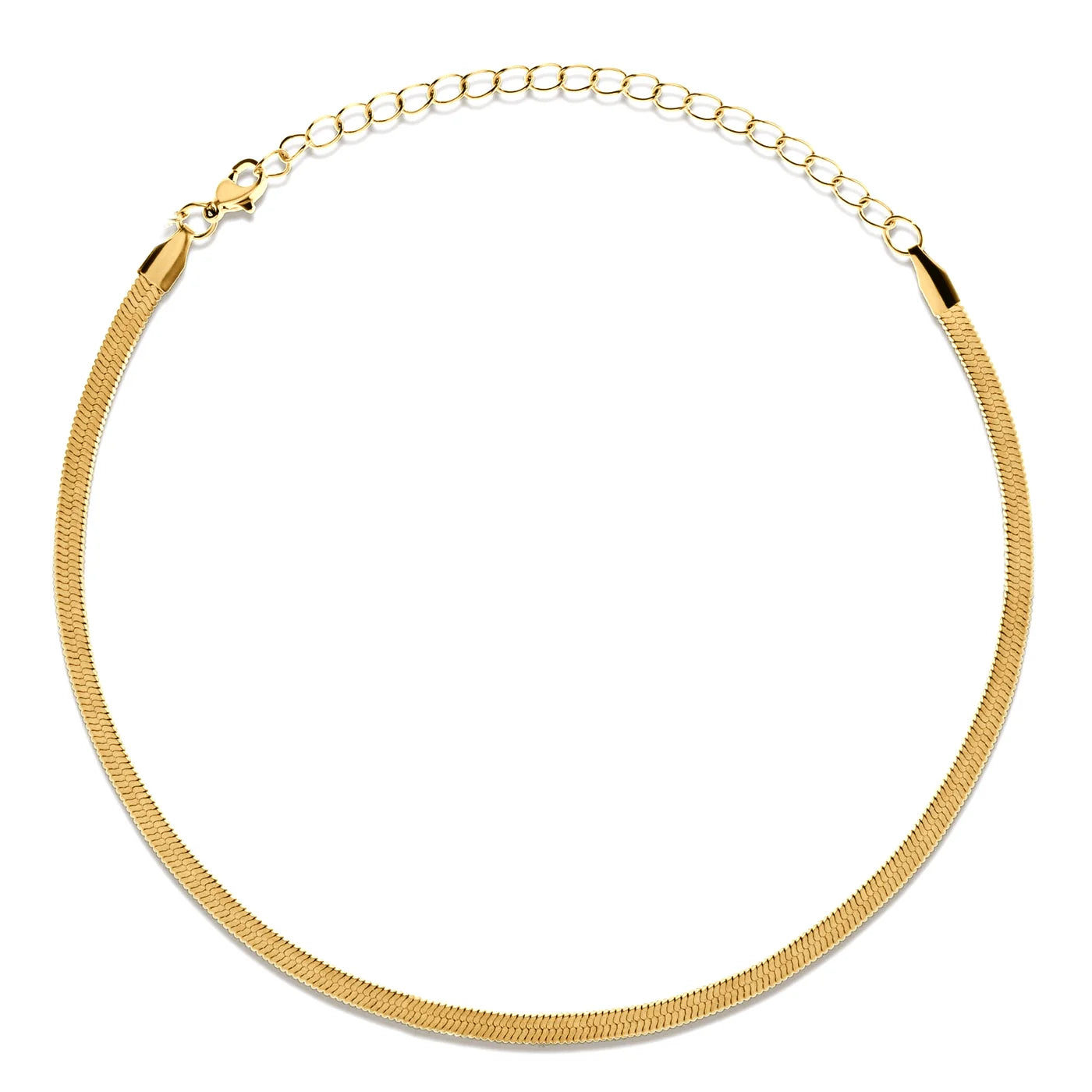 Nic Herringbone Chain Choker