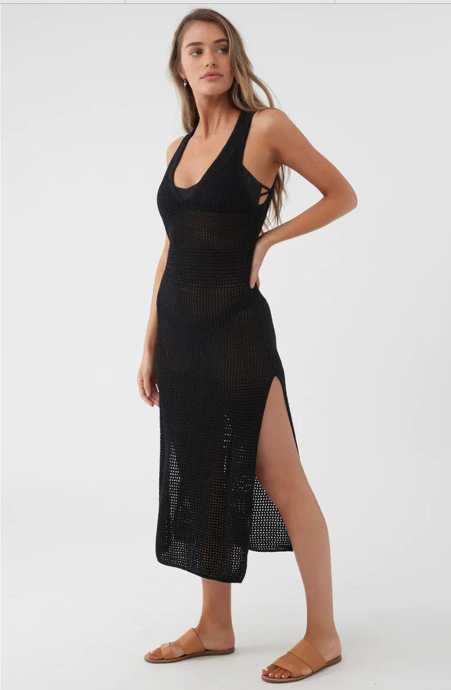 Erin Midi Dress - Black