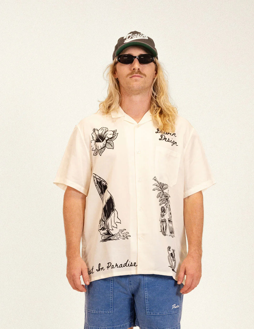 Rest in Paradise Button Up