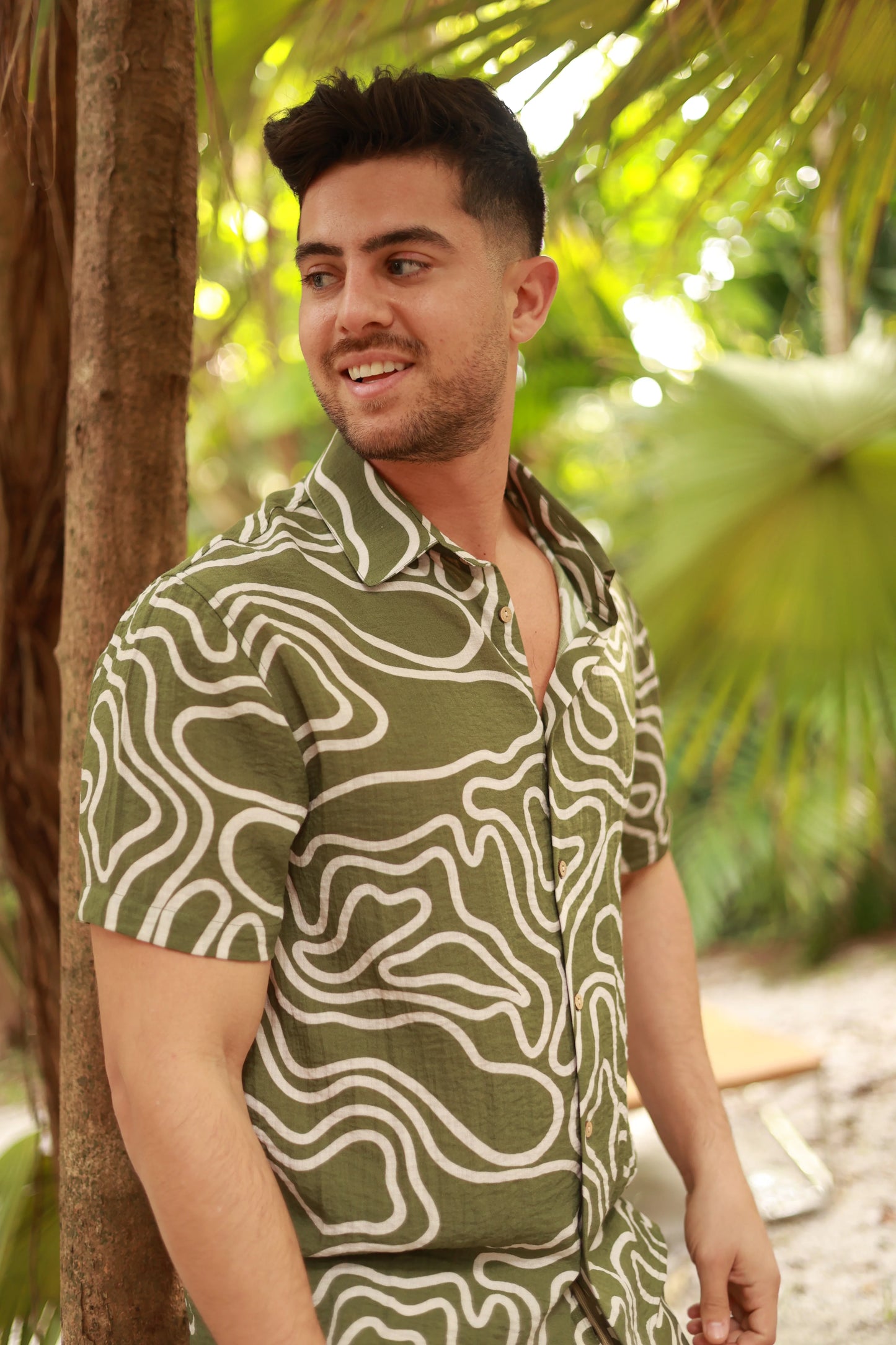 Linen Printed Short