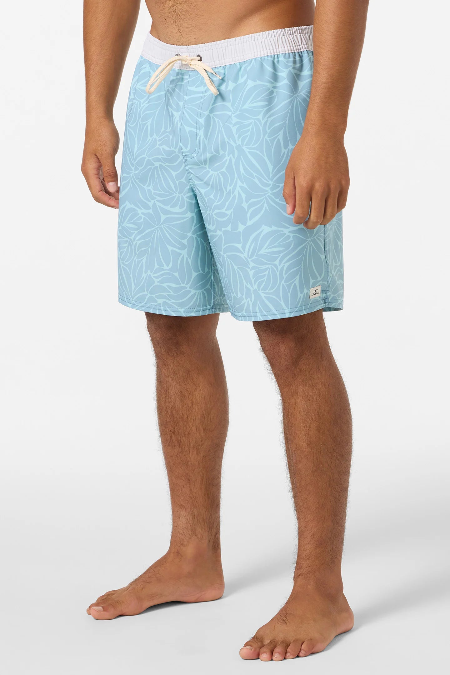 Hermosa Elastic Waist Lined 17" Swim Trunks