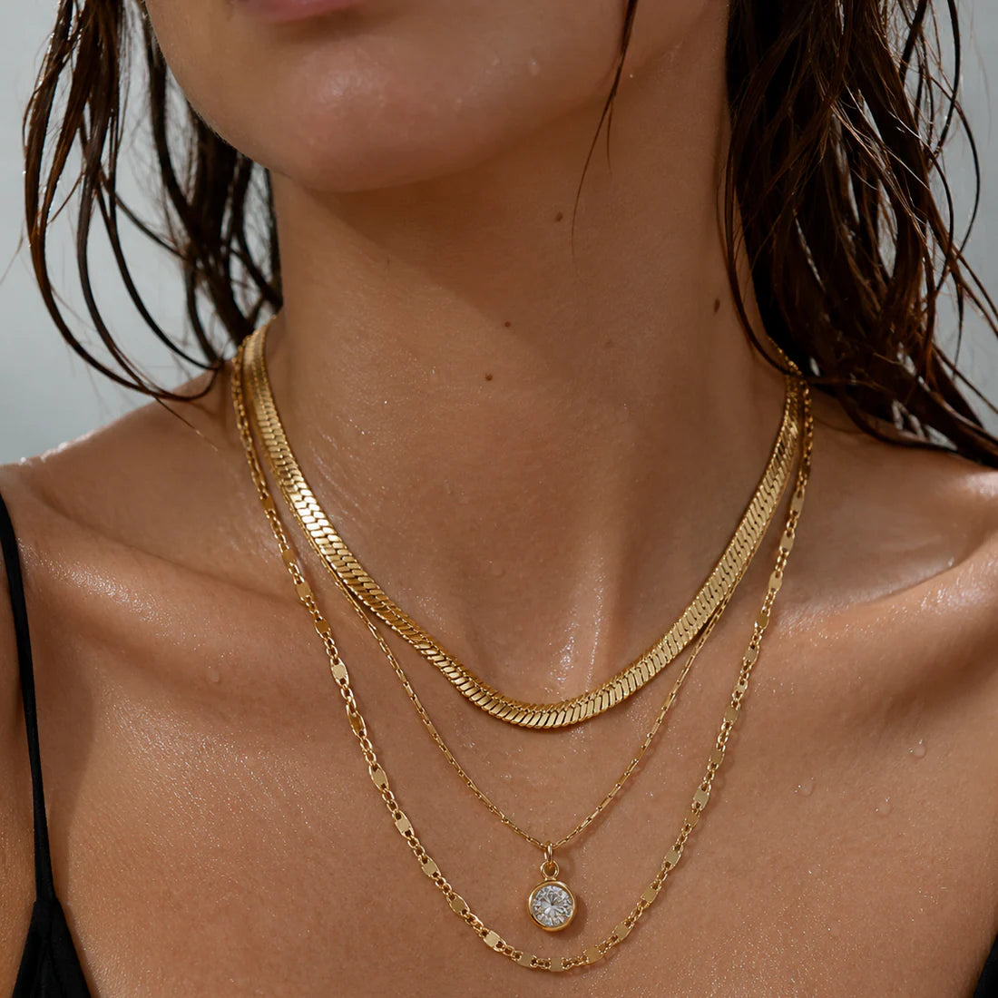 Roya Layered Chain Necklace