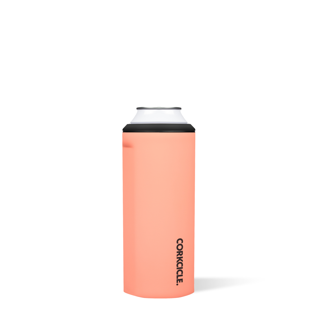 Neon Lights Coral Can Cooler