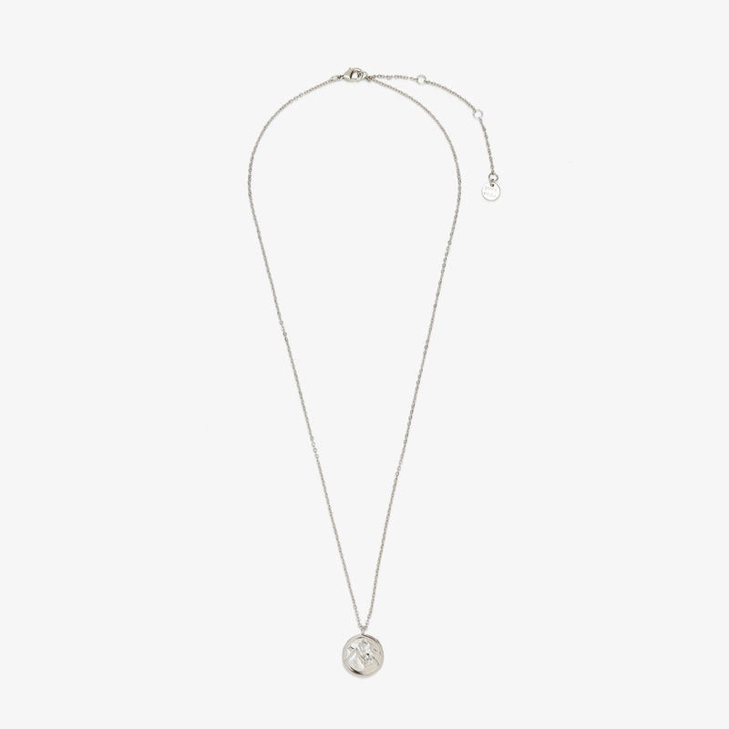 Crystal Mountain Coin Necklace