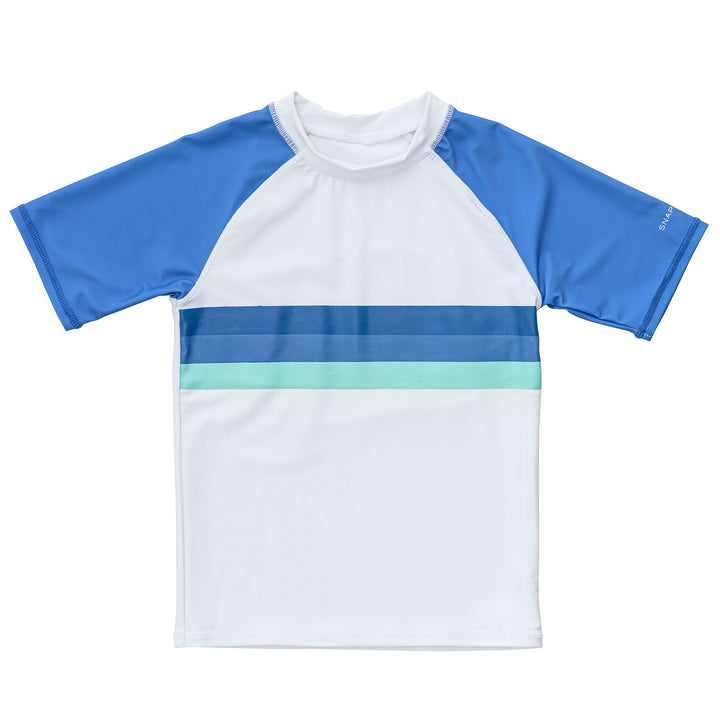 Shark Stripe Ss Rash Top