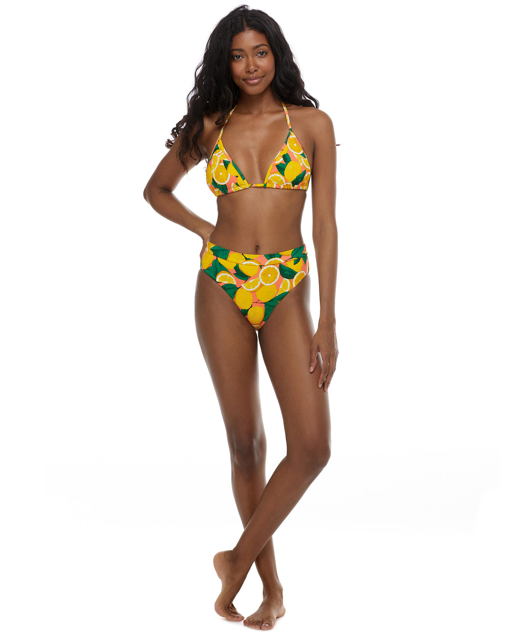 Fresh Squeeze Dita Triangle Bikini Top - Sunset