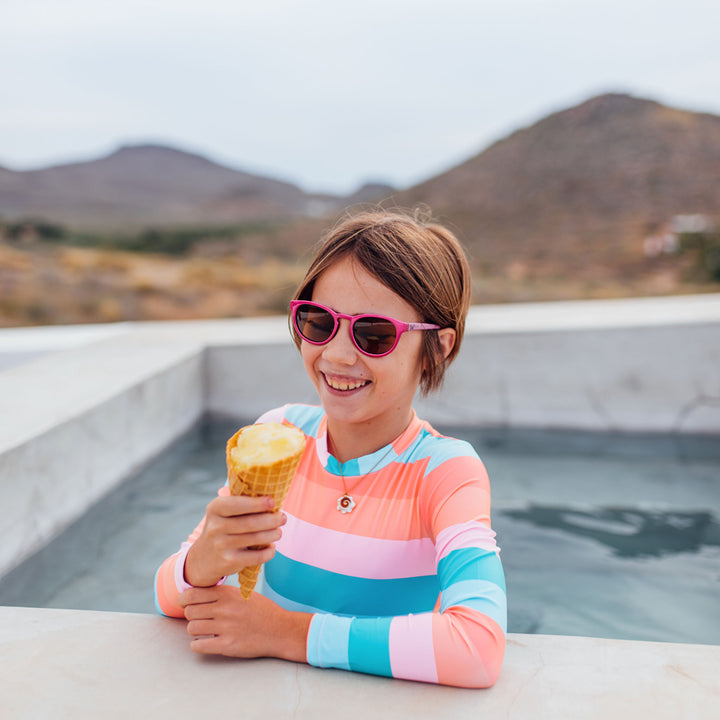 Sunset Stripe Ls Surf Suit
