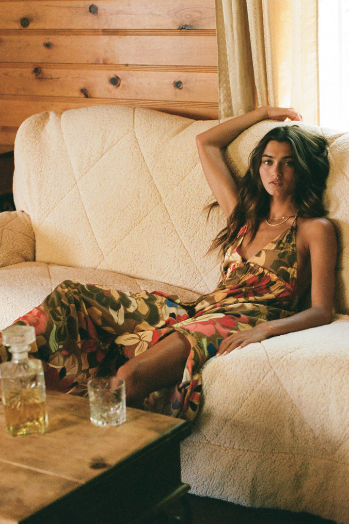 Langley Halter Maxi Dress