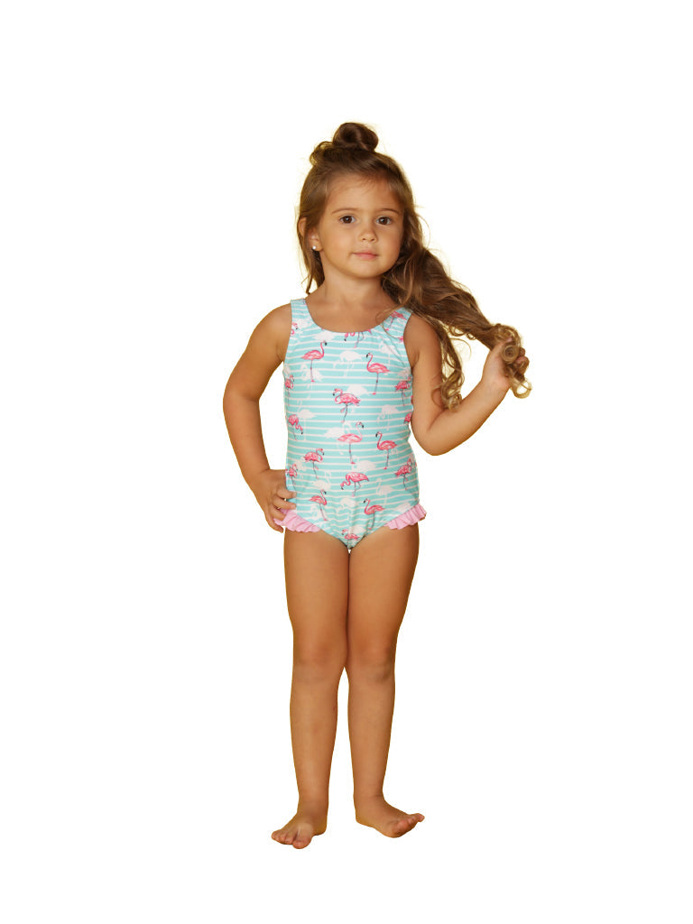 Side Ruffle One Piece
