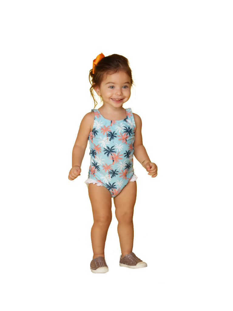 Side Ruffle One Piece