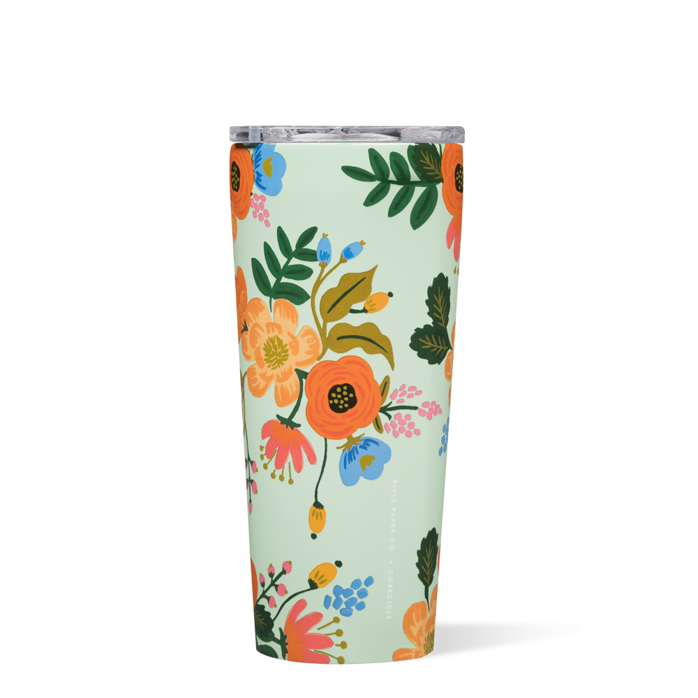 Lively Floral Mint Tumbler 16Oz