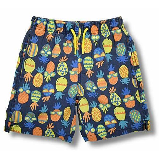 Boys Pineapple Elastic Waist Short