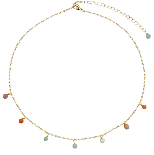 Balance + Inner Peace Dewdrop Necklace