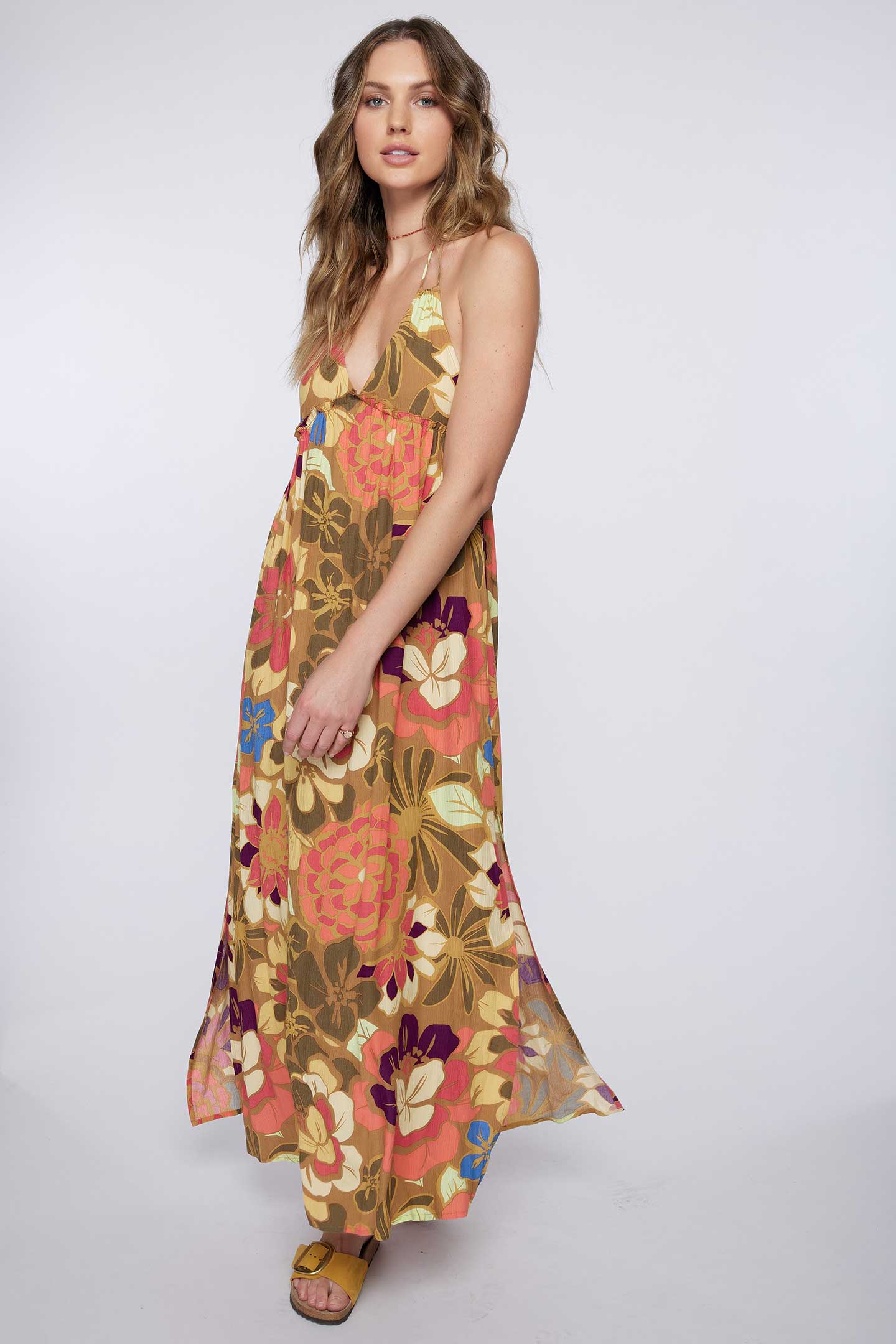 Langley Halter Maxi Dress