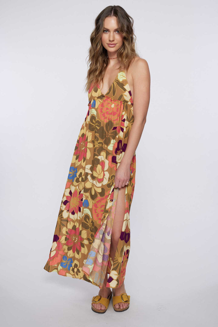 Langley Halter Maxi Dress