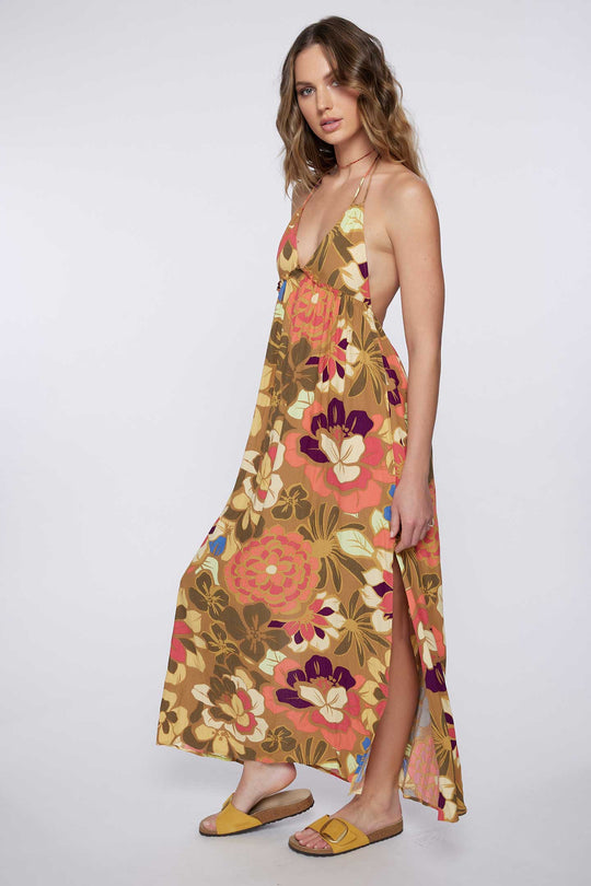 Langley Halter Maxi Dress