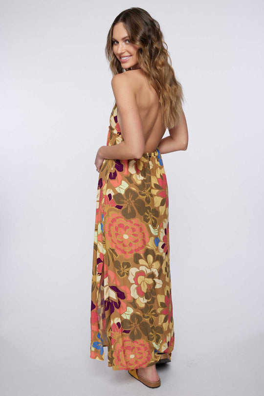 Langley Halter Maxi Dress