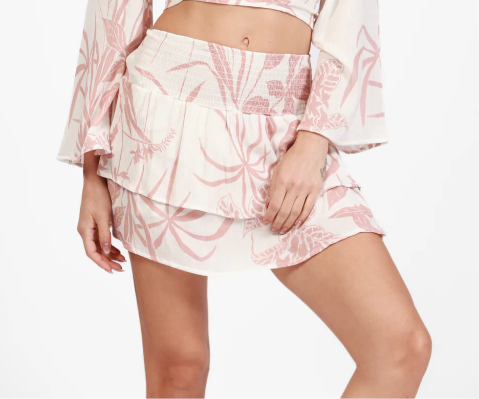 ST. BARTH PRINT SKIRT