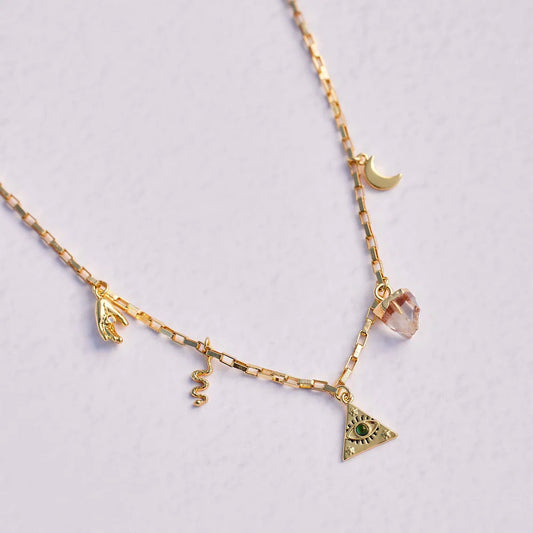 Mystic Mixed Charms Choker
