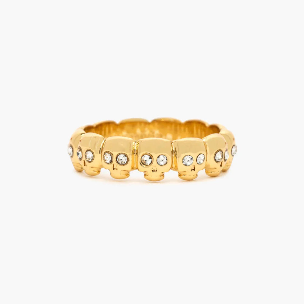 Skull Band Ring