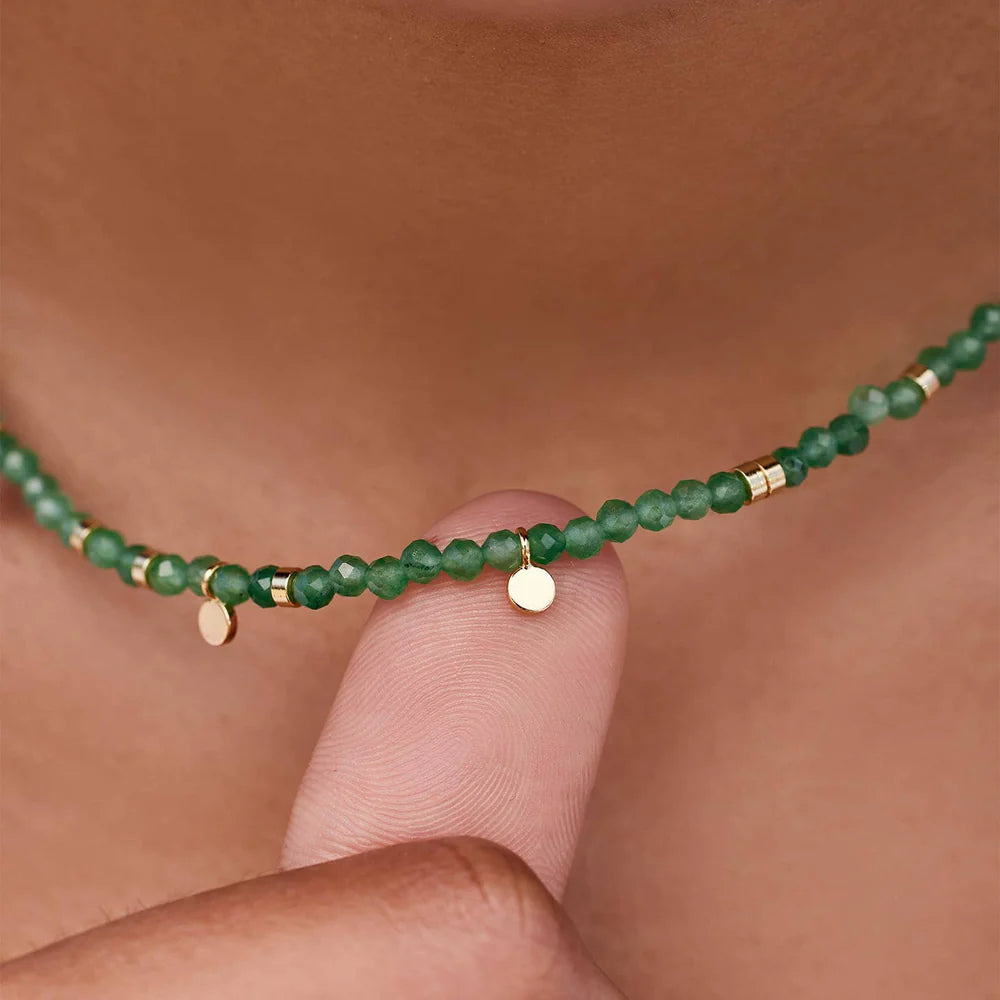 Jade Beaded Choker