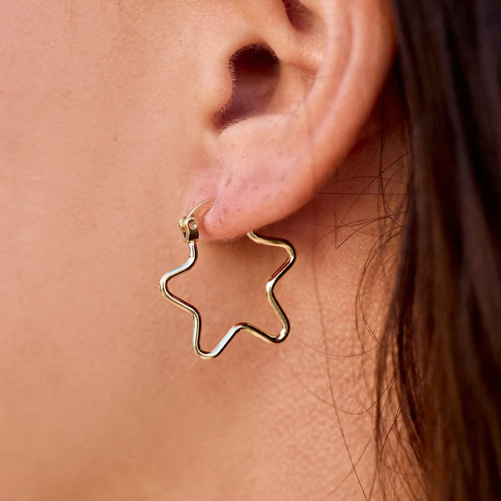 Wiggle Hoop Earrings