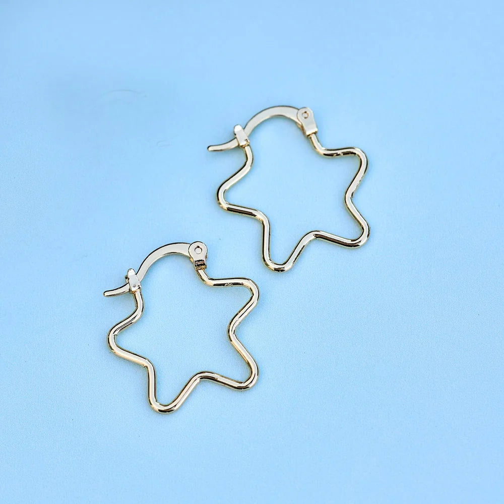 Wiggle Hoop Earrings