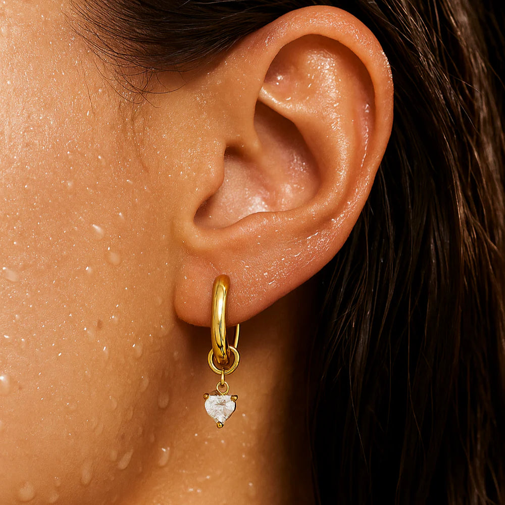 Tory Assymetrical Mini Hoop Earrings