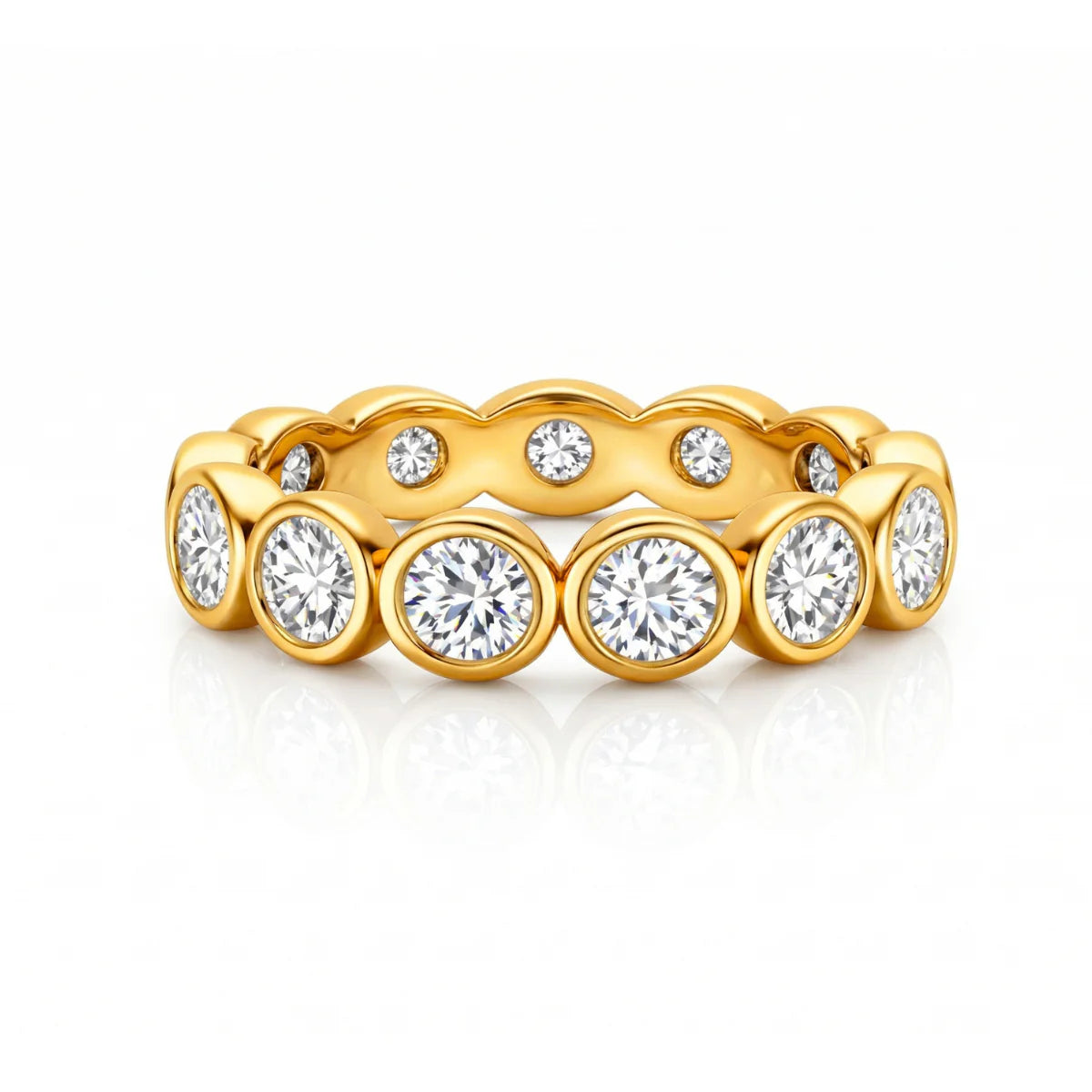 Maude Bezel Eternity Ring