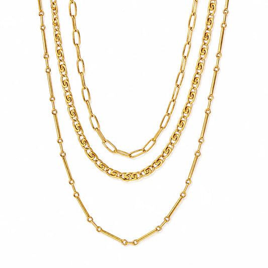 Chelley Multi Chain Choker Necklace
