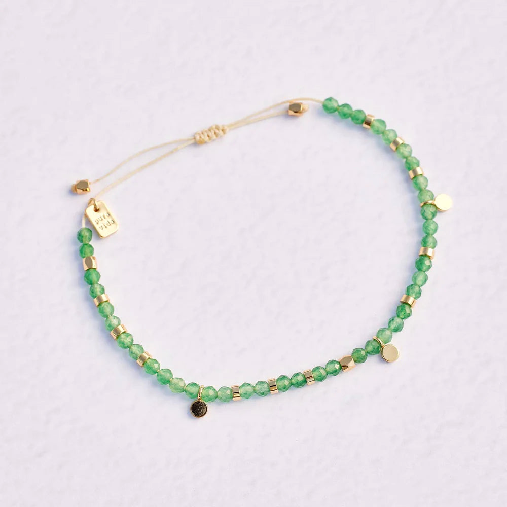 Jade Beaded String Bracelets