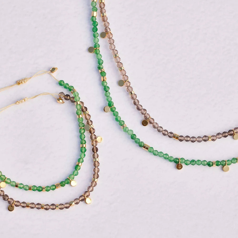Jade Beaded String Bracelets