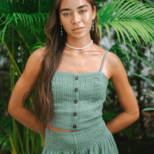 Moss Cruisin Crop Top