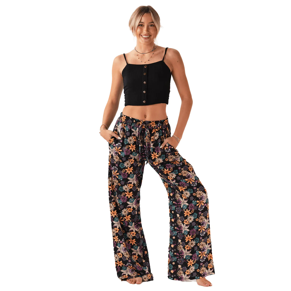 Pattaya Wide Leg Cotton Pant