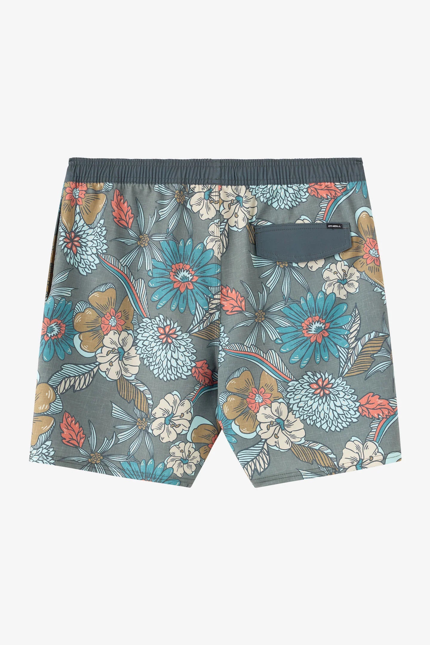 Hermosa Elastic Waist Lined 17" Swim Trunks