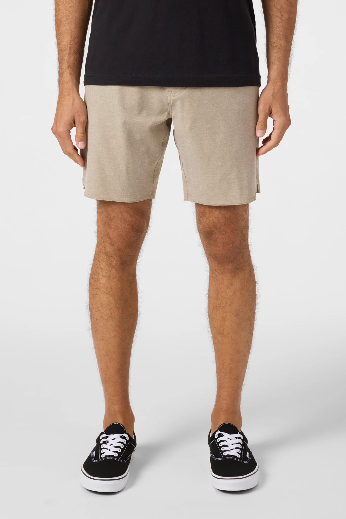 Reserve LIght Check Scallop 18" Hybrid Shorts