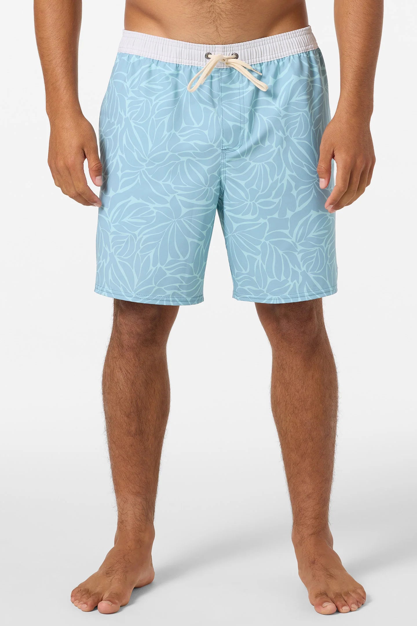 Hermosa Elastic Waist Lined 17" Swim Trunks