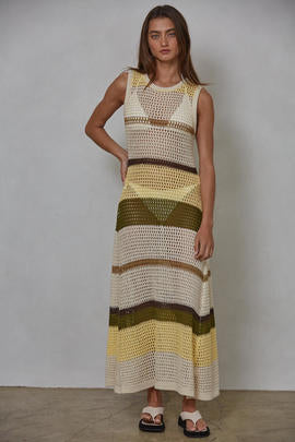 Roemi Striped Maxi Dress